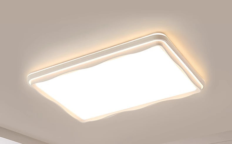 Living Room Main Light2025New Modern Simple Flower Cream Style Ceiling Light Zhongshan Lighting Full House Package