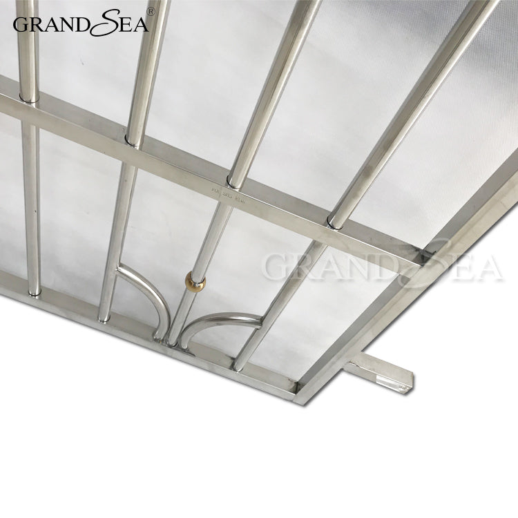 Factory Price Steel Burglar Bars Aluminium windows Security Iron Window Grill Net Design