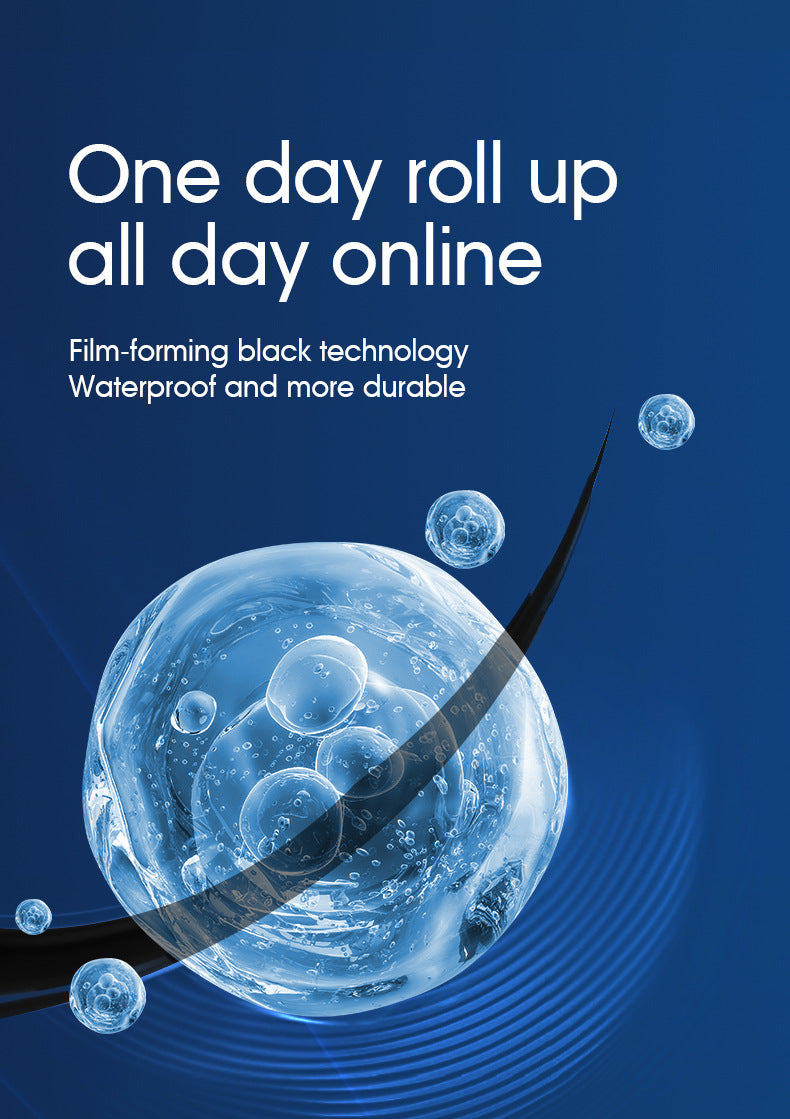 Mascara Waterproof Non-Smudge Lengthening Thick Curling Eyelash Version European Daily Use Makeup