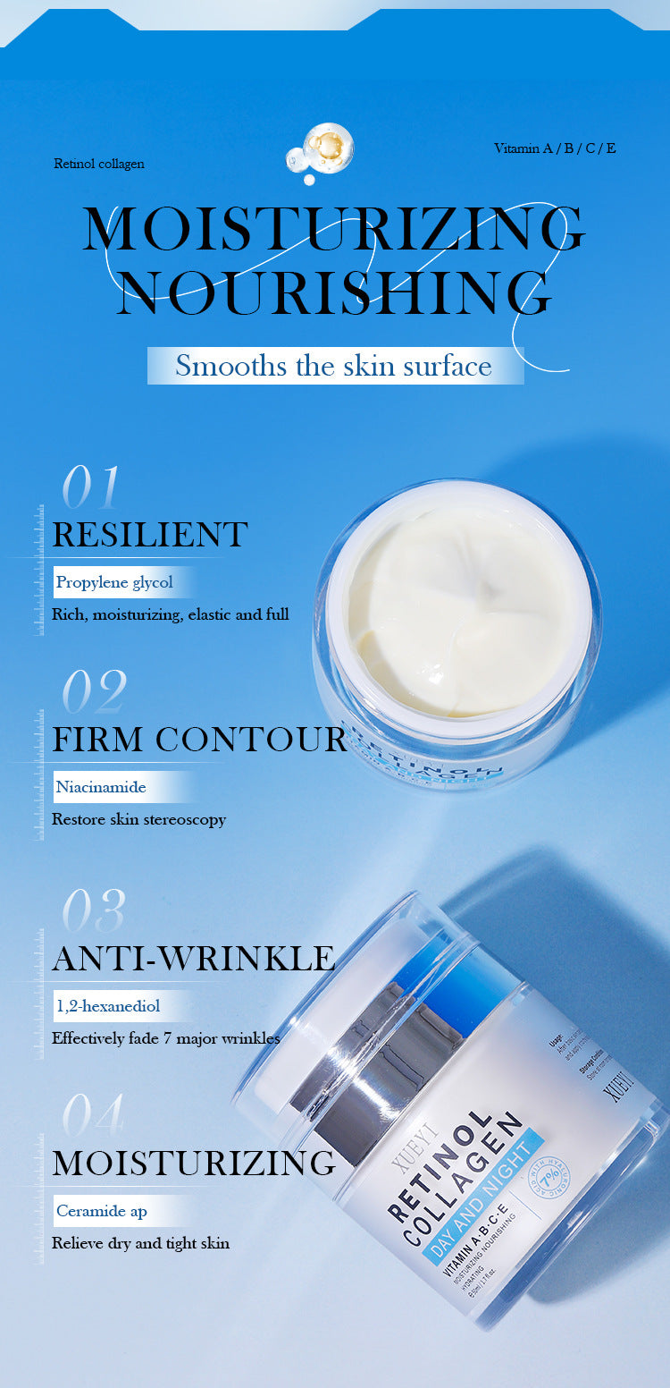 Oil Control Moisturizing Collagen Retinol Face Cream Brightening Skin Tone Hydrating Anti-Wrinkle Firming Face Cream