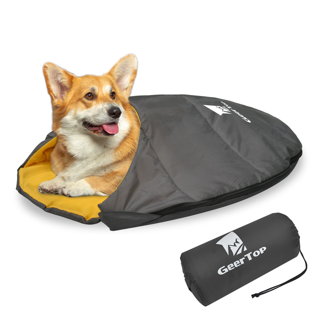 New Pet Sleeping Bag Outdoor Camping Dog Cat Nest Semi-Enclosed Waterproof Portable Winter Warm Sleeping Bag Foldable