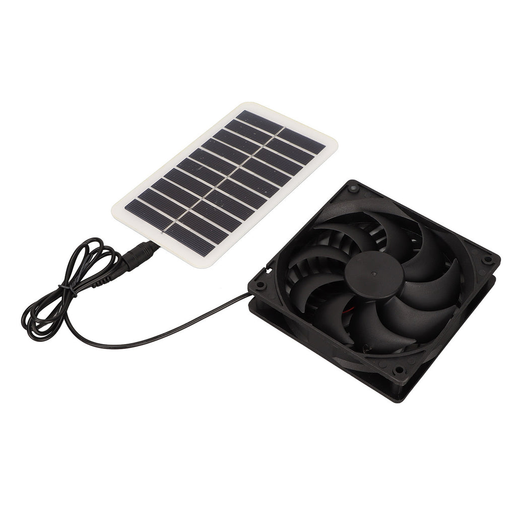 Direct Sales Solar Panel Exhaust Fan Portable Energy-Saving Solar Exhaust Fan Chicken House Deodorization Exhaust Ventilation