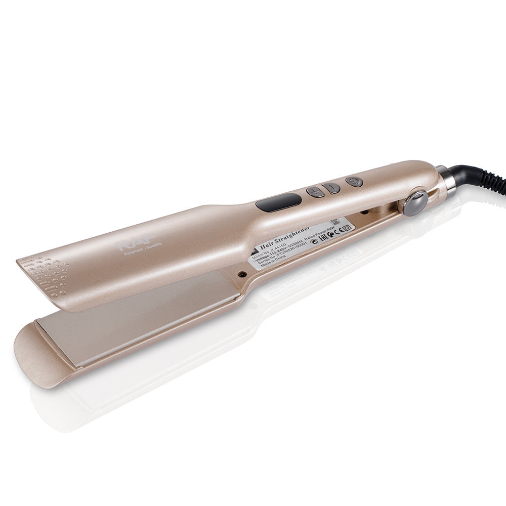 RAF EU Standard Hair Straightener Curler Negative Ion Hair Straightener Home Use Volumizing Hair Root Straightening Iron