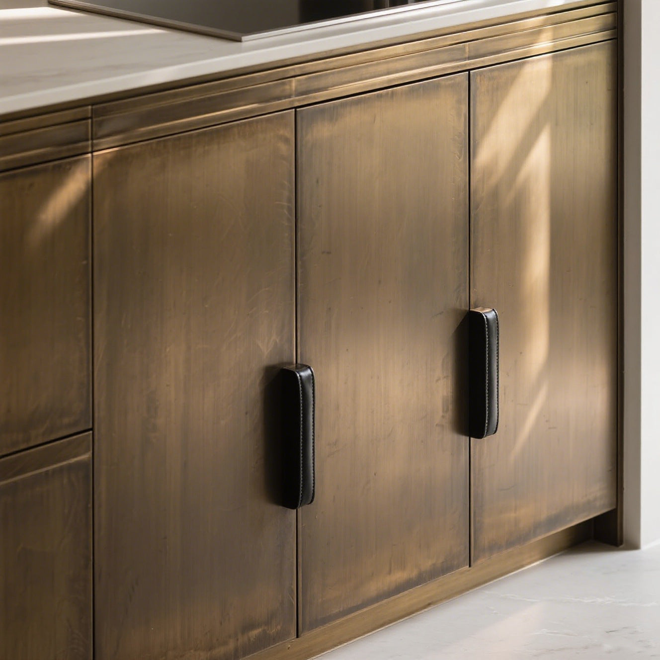 Frameless Aluminum Alloy Cabinet Door No Drilling Whole House Self-Installation Cabinet Door Stove Kitchen Door Panel Source Manufacturer