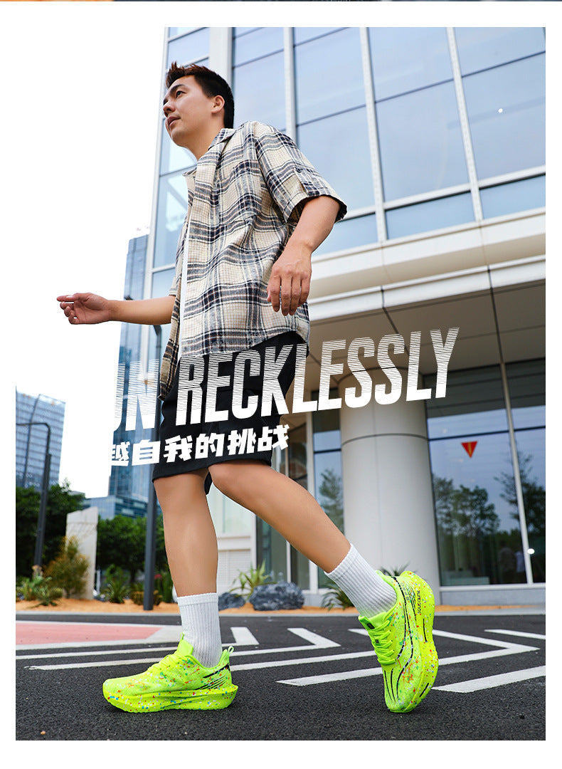 Parent-Child Cool Luminous Running Shoes Casual Fashion Men's Shoes Breathable Mesh Lightweight Comfortable Cushioned Wear-Resistant Sports Shoes