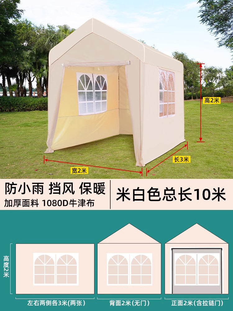 Camping Internet Celebrity Market Stall Tent Cover Thickened Windproof Rainproof Coldproof Outdoor Windproof Cloth Distribution and Dropshipping