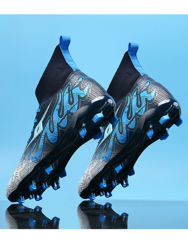 CICERO High quality professional football shoes for men and women FG Long Spike Anti-Slip Wear-Resistant Youth Practical Competition Training Shoes