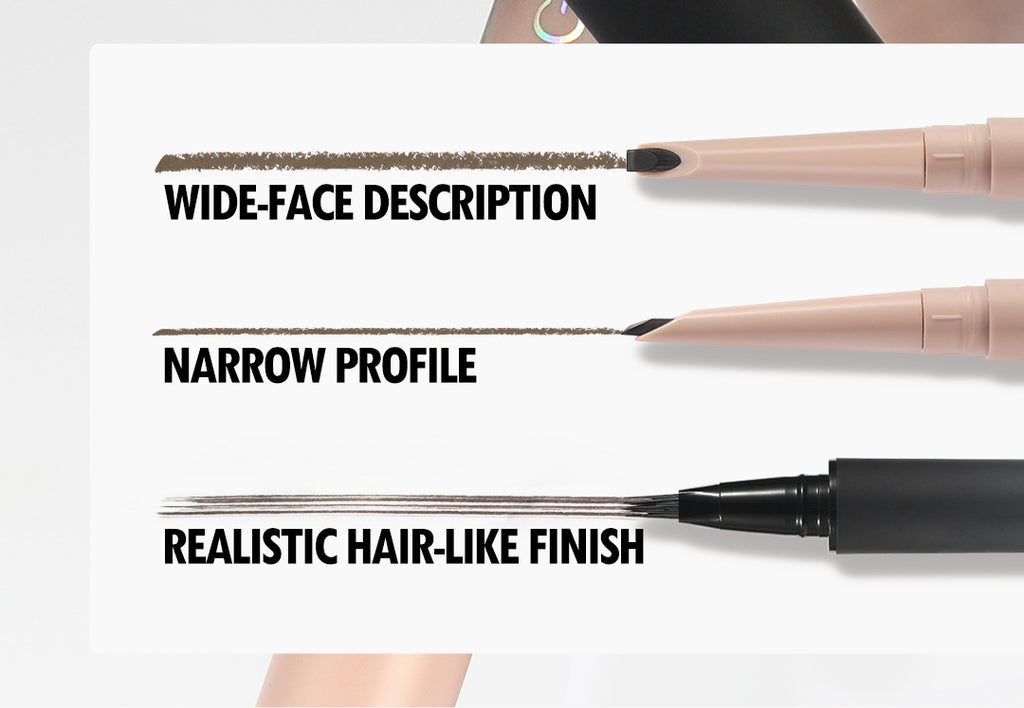 Hot-selling Eyebrow Pencil Set Waterproof Smudge-proof Liquid Split-tip Eyebrow Pencil Makeup Liquid Eyebrow Pencil