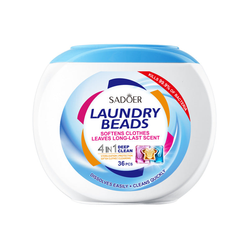Full English Laundry Pods SADOER Deep Cleaning Clothes Clean Laundry Detergent  Foreign Trade Wholesale