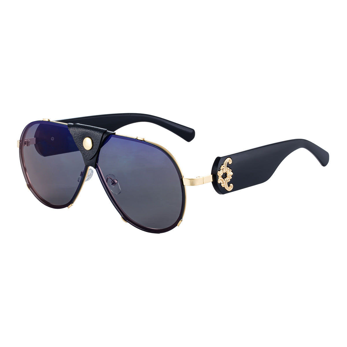 2025New Style Toad Glasses Men's European and American retro Sunglasses Pilot Sunglasses Men's Sunscreen Driving Glasses