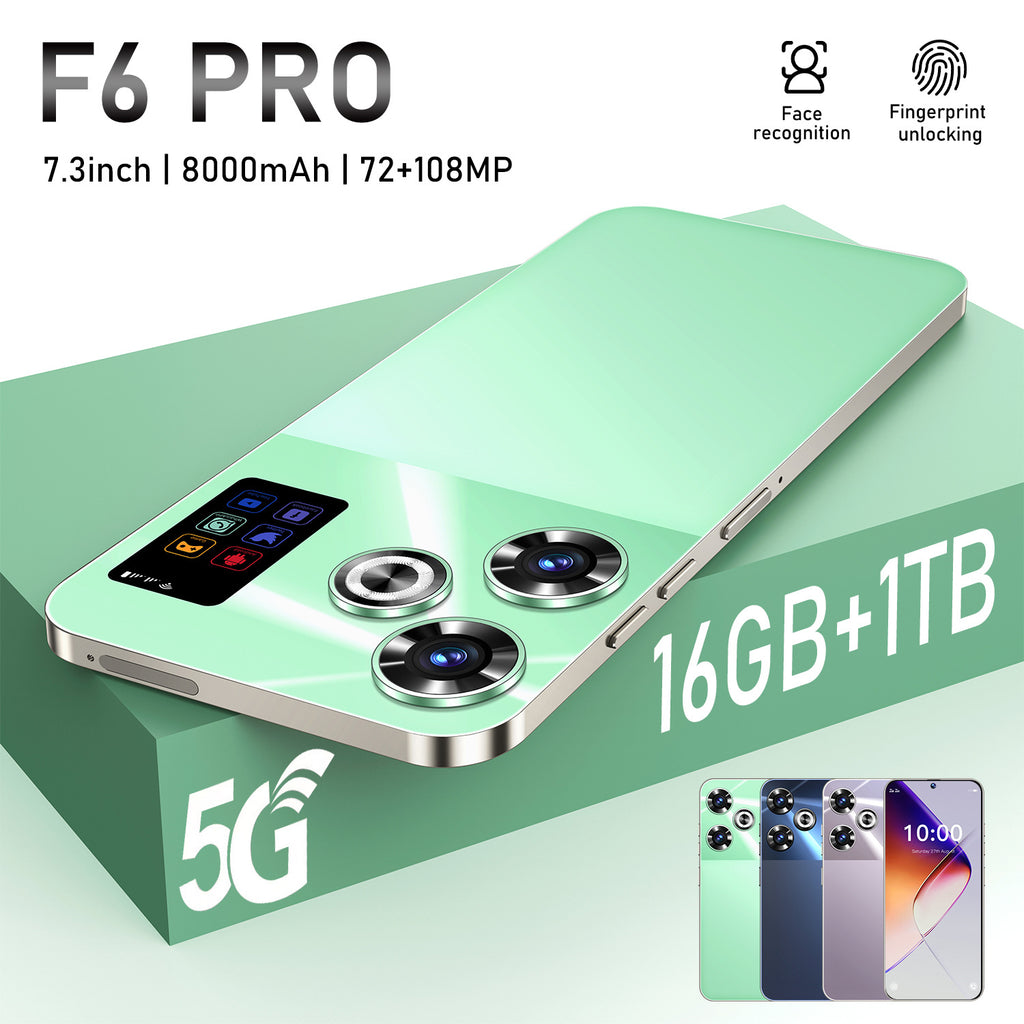 2025New Product F6 PRO Mobile Phone16+1T Smart All-in-One Machine Source Factory Available