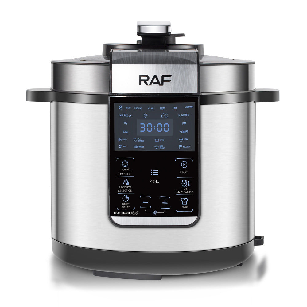 RAF European Standard Multifunctional Rice Cooker and Soup Pot with Lid Opening, Household Electric Pressure Cooker for Sauce Collection and Reservation, Rice Cooker and Pressure Cooker