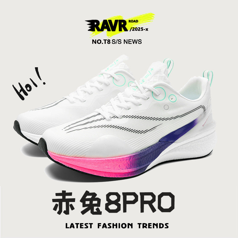 Red Rabbit8pro Running Shoes2025New mesh ultra-light shock-absorbing sports shoes fashion casual carbon plate racing running shoes