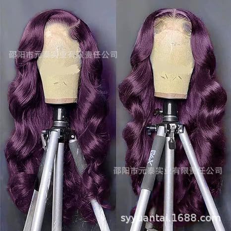 13*4Large Area Lace Hand-Crocheted European and American Fashion Women's Long Curly Wig Synthetic Long Curly Hair Wholesale