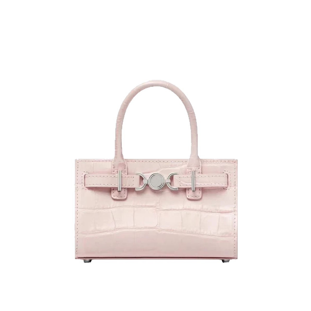 Let Me Shine Zhao Lusi Xu Yan Same Style Punch Bag2025New crocodile leather pattern handbag single shoulder crossbody bag