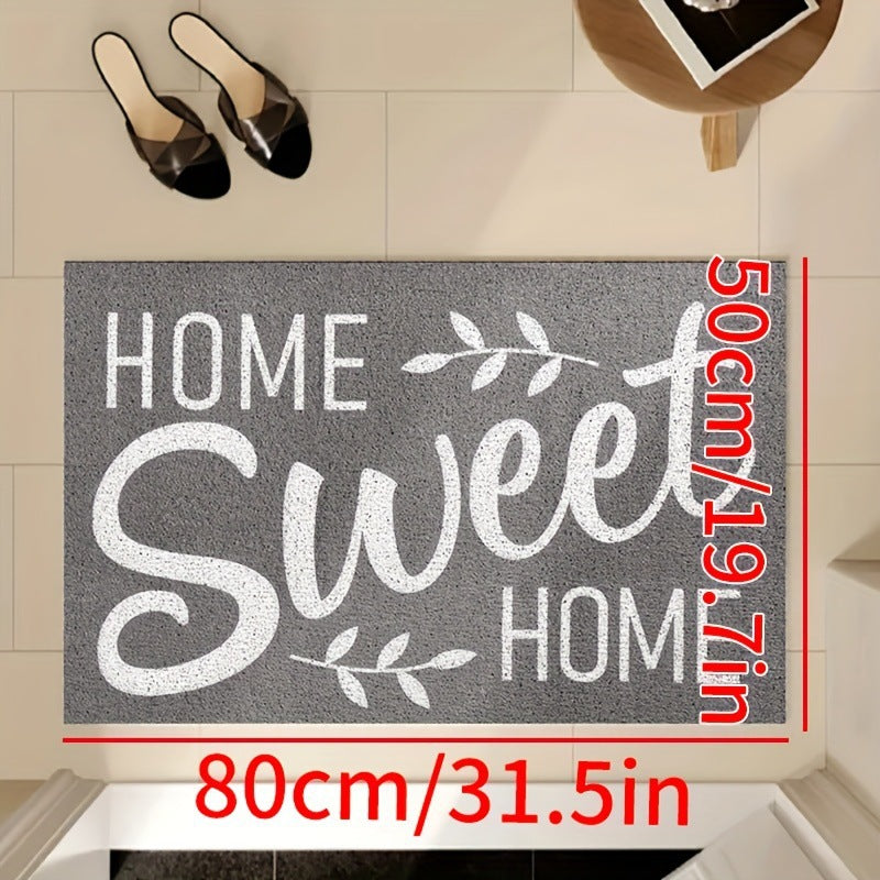 Wholesale Entrance Door Mat Home Entrance Wear-resistant Non-slip Foot Mat Entrance Mud-scraping Dirt-rubbing Silk Loop Mat