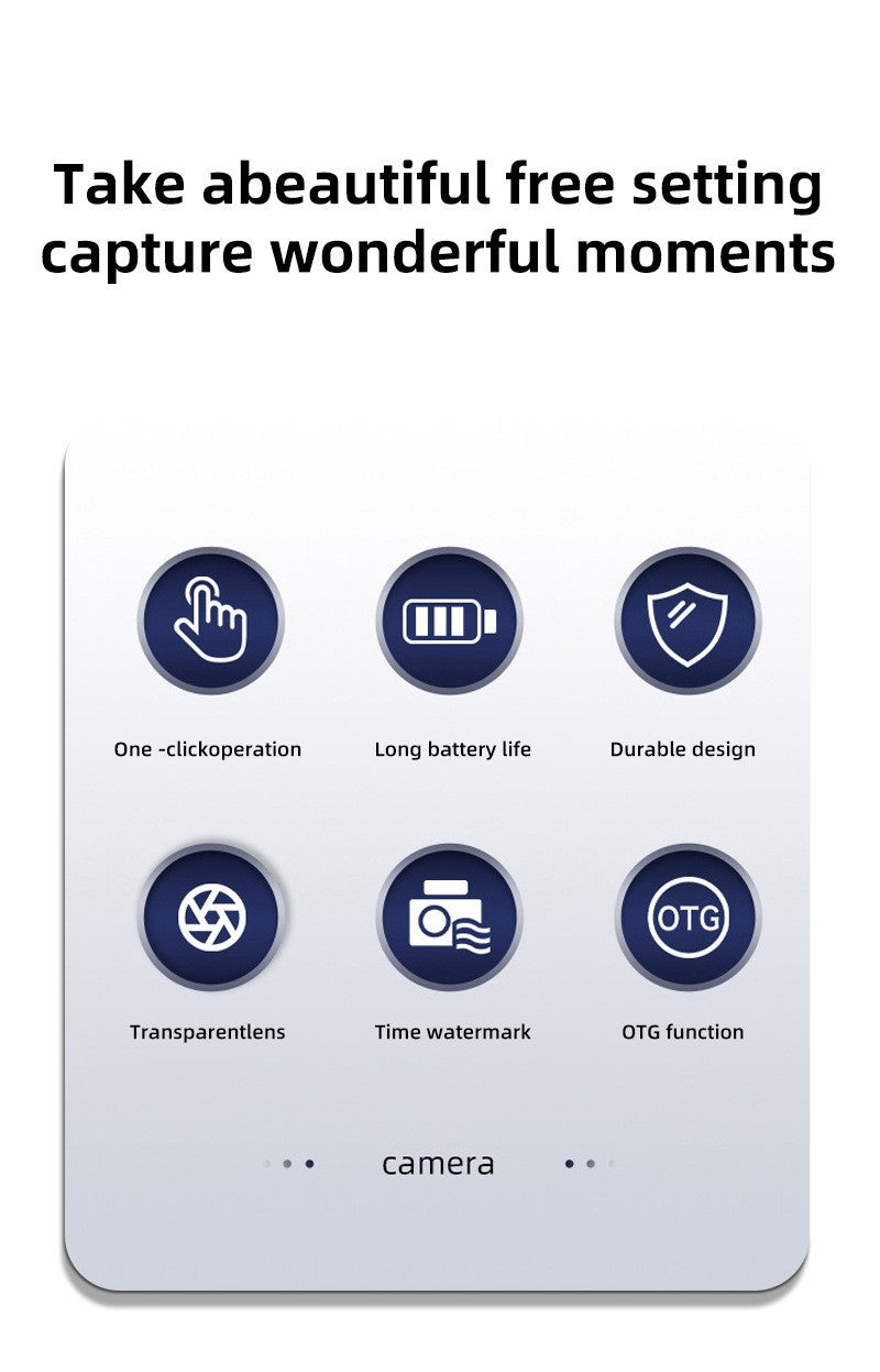 New0.96Inch Mini1080P High Definition Portable Card CCD Digital Camera Student Campus Travel