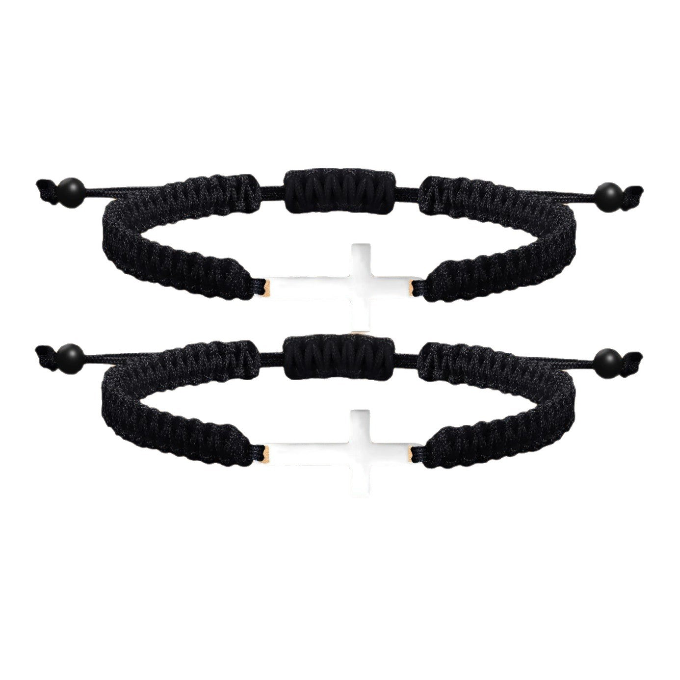 Braided Cross Bracelet Infinity Symbol Handmade Wrapped Bracelet Gift Heart Magnetic Adjustable Braided Bracelet