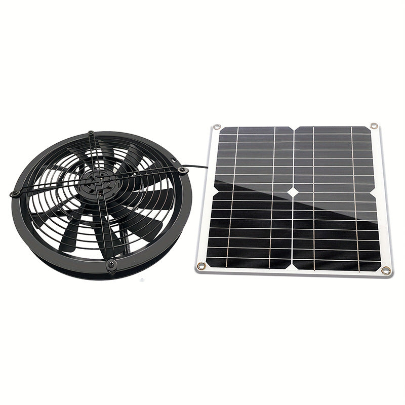 Factory Direct Solar Panel Kit Exhaust Fan Solar Photovoltaic Panel Suitable for Outdoor Chicken Coops Greenhouses Warehouses