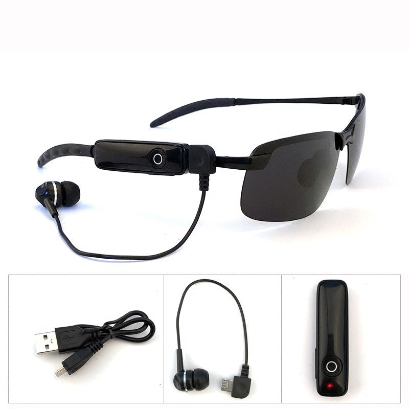 New Smart Stereo Bluetooth Music Glasses Retro Glasses Polarized Sunglasses Music Phone Driving Glasses