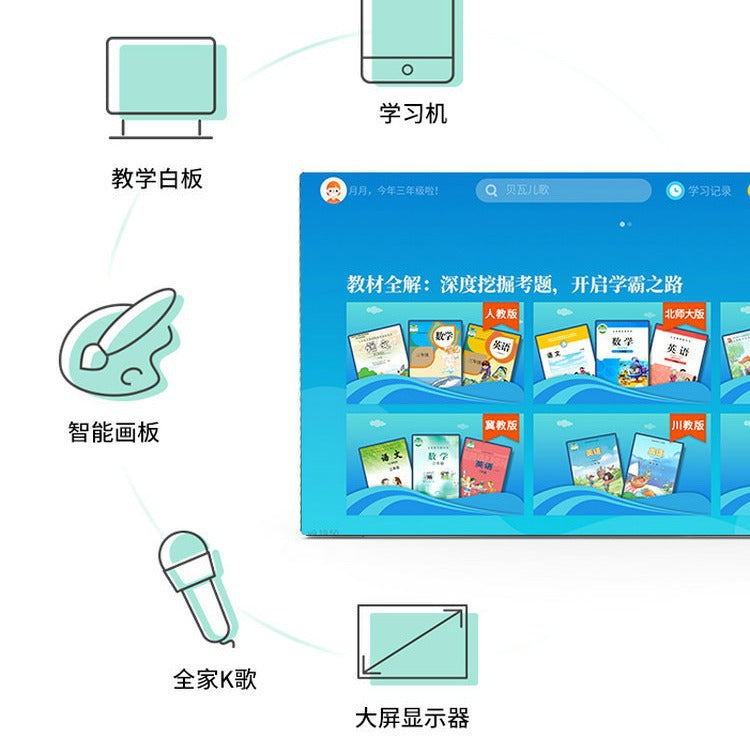 TV Wholesale24Inch led Intelligent Teaching Machine All-in-One Children's LCD Capacitive Touch Screen Writing Tablet Advertising Machine