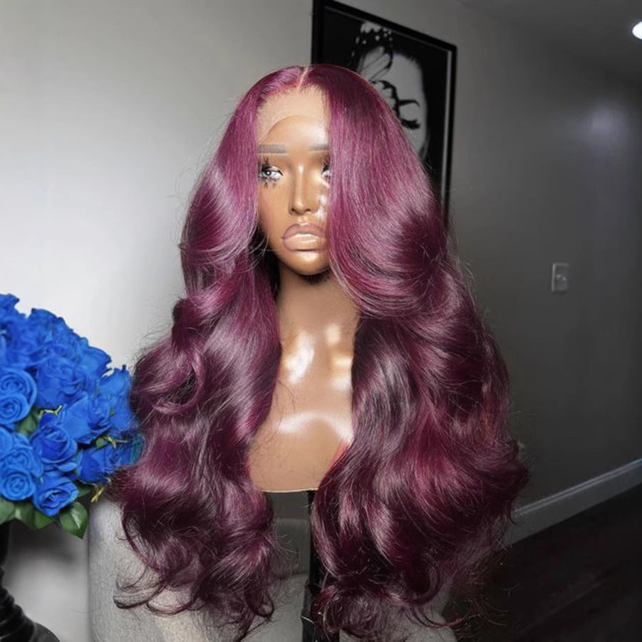 13x6 Lace Front Burgundy  Synthetic  Glueless Wig wholesale