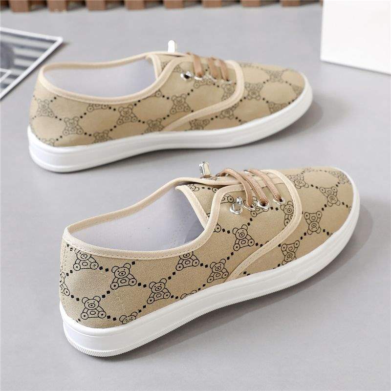 2025Spring and Autumn New Women's Canvas Shoes Versatile Old North Casual Sneakers Student Sports Shoes for Women