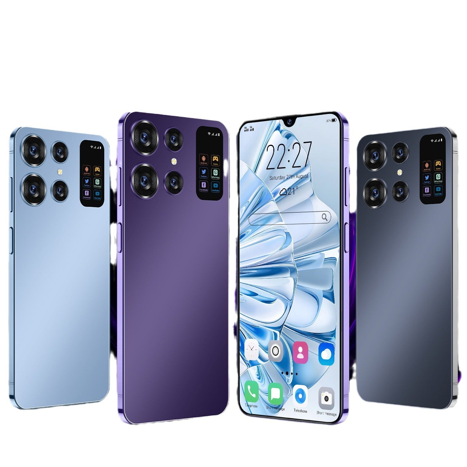 2025Popular S24ultra Mobile Phone16+1T Large Memory Mobile Phone7.3High Definition Screen Factory