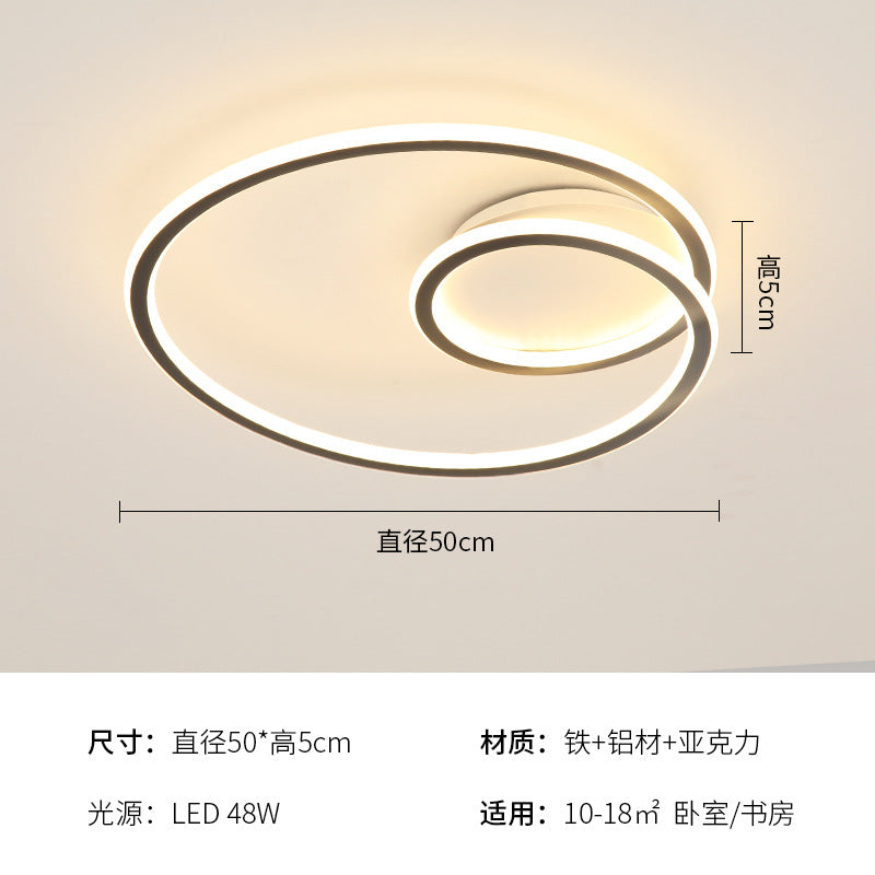 Minimalist Modern Creative Personality Art Lamp Bedroom Study Dining Room Bedroom Lighting Nordic Internet Celebrity Iron Art Ceiling Lamp