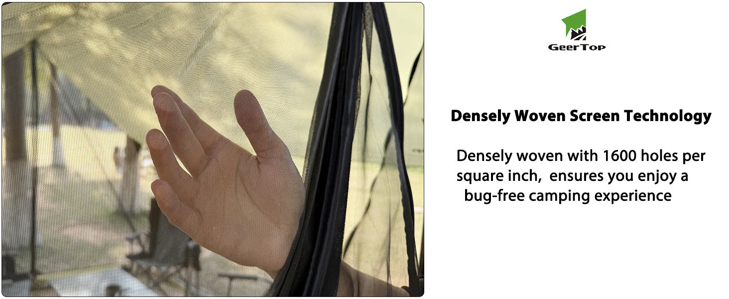 New Canopy Tent Outdoor Camping Picnic Sunshade Rainproof Mosquito-proof Camping Canopy Large Space