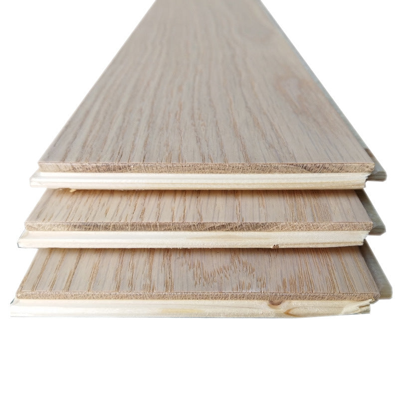 4.0mm Oak Double Layer Veneer AB Grade European Rubber Three-Layer Herringbone Floor Heating Locking Solid Wood Three-Layer Flooring