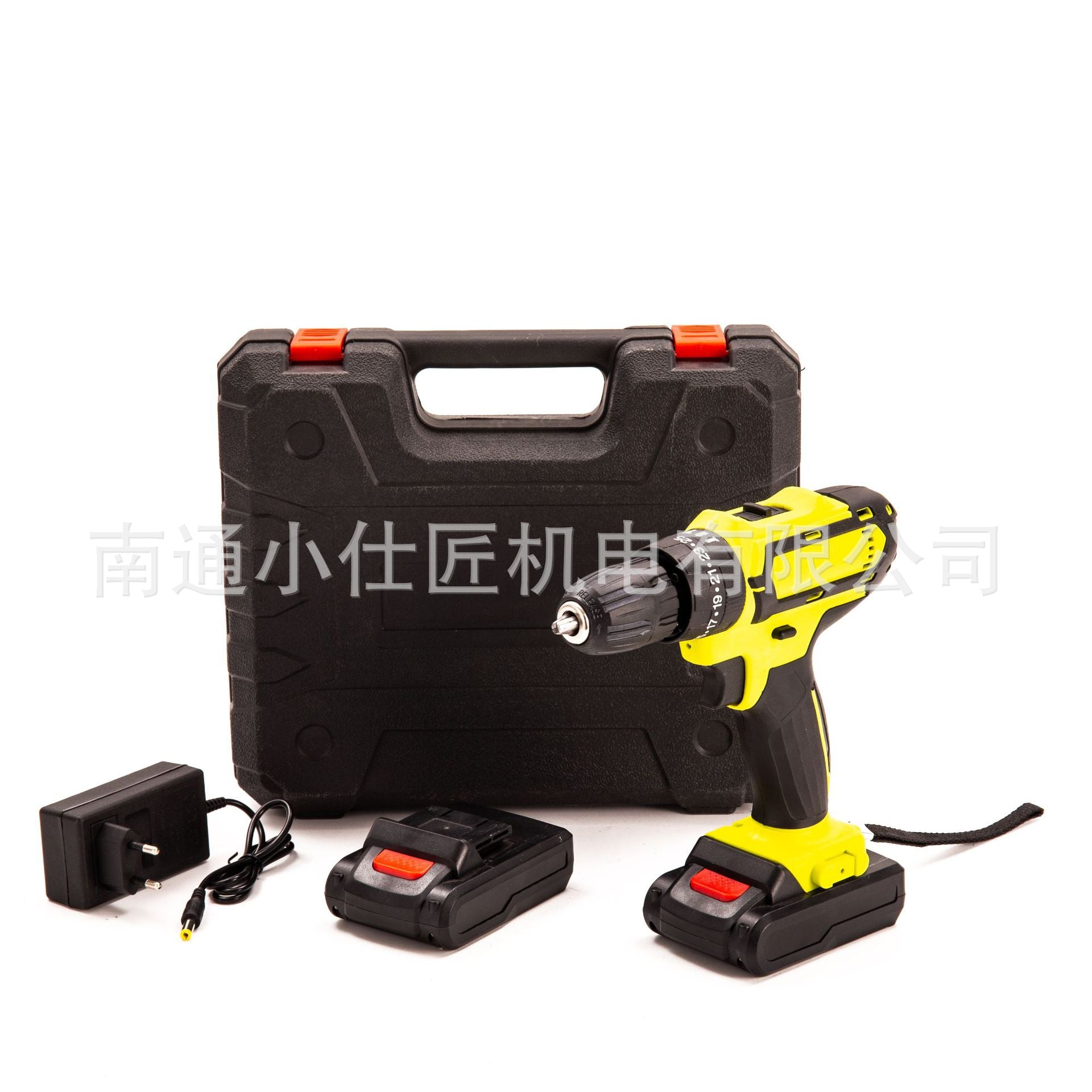 Rechargeable Lithium Electric Drill Electric Screwdriver Cross-Border Foreign Trade Model One Battery One Charger Handheld Pistol Drill Impact Tool
