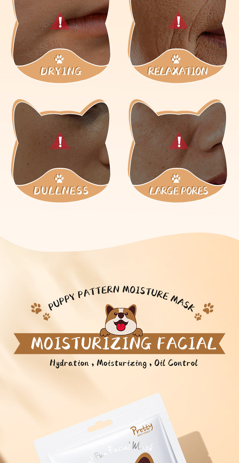 Full English Animal Pattern Mask25g SADOER Hydrating and Moisturizing Skin Care Tablets for  Wholesale