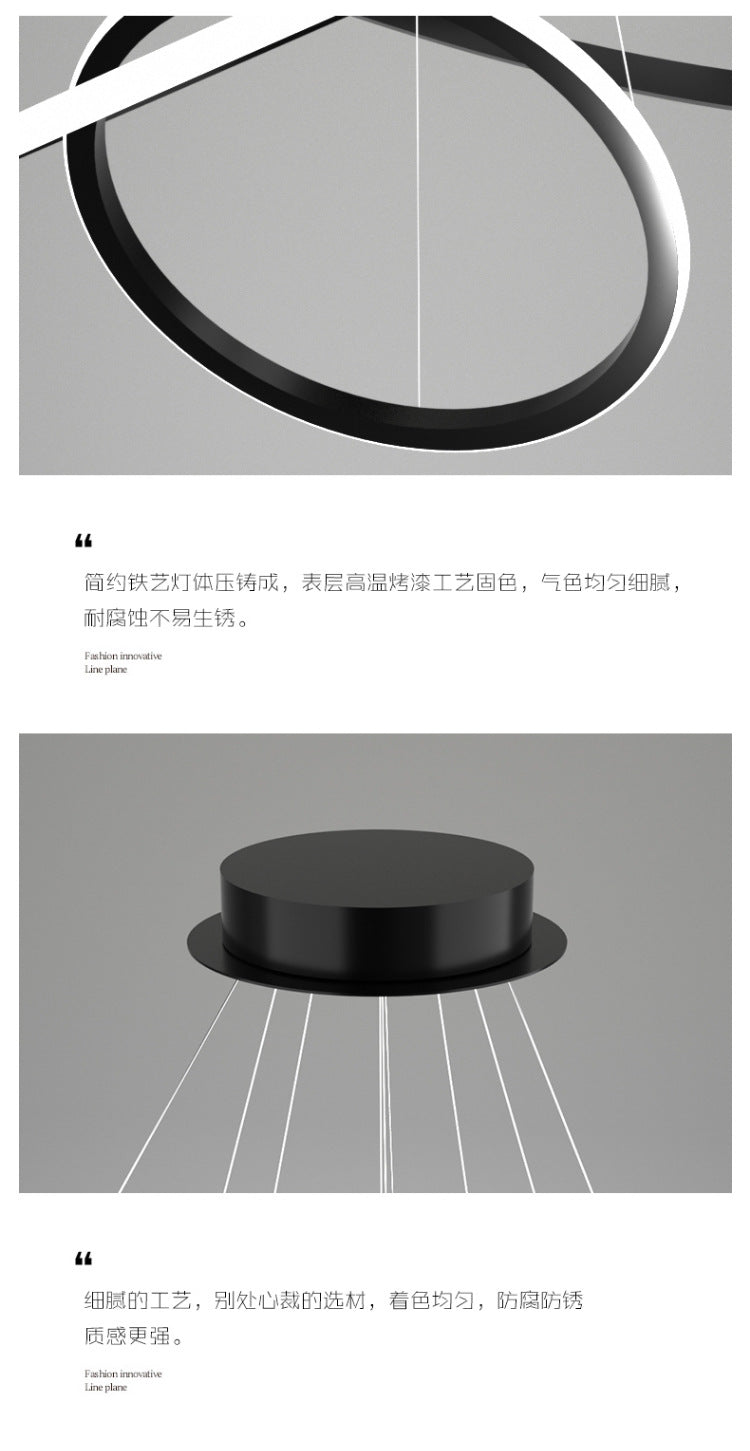 Dining Room Chandelier Nordic Modern Minimalist Dining Room Elegant and Luxurious led Chandelier Home Bedroom Living Room Chandelier