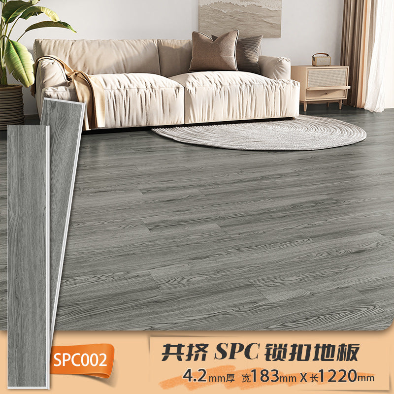 Anti-Slip Waterproof Fireproof Locking Eco-Friendly Flooring Commercial Project spc Stone Plastic Locking Type PVC Stone Crystal Flooring