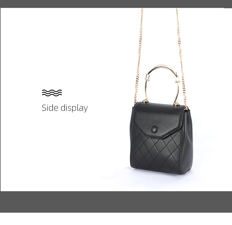 New Fashion Single Shoulder Bag for Women, Large Capacity Small Square Bag, Versatile Chain Handbag, Single Shoulder Crossbody Commuter Bag