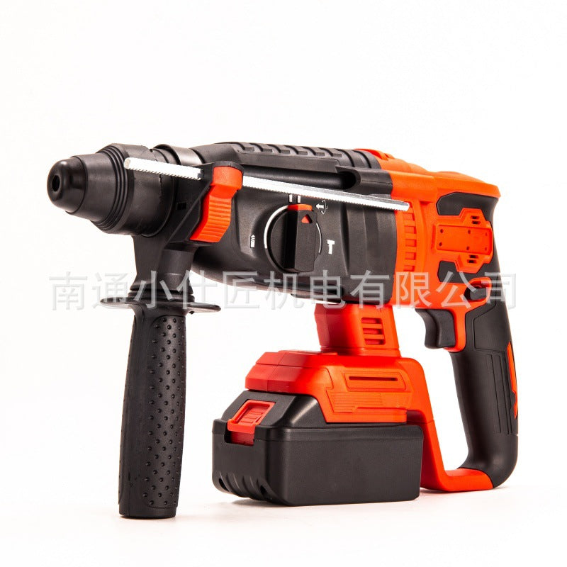 Manufacturer Supply Brushless Rechargeable Lithium Electric Hammer Cross-Border Foreign Trade Multi-Functional High-Power Concrete Stone Electric Hammer