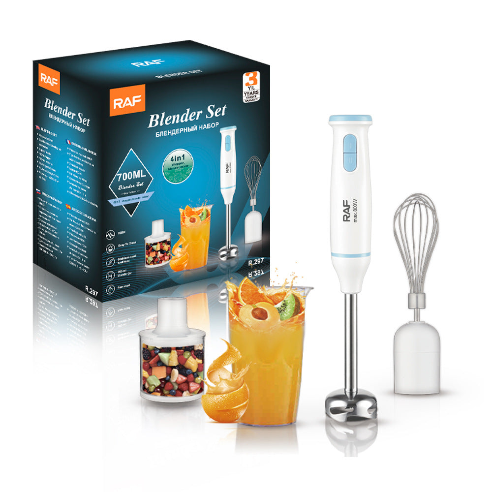 RAF 220V Handheld Food Processor Blender Multi-Functional Meat Grinder Mixer Stick