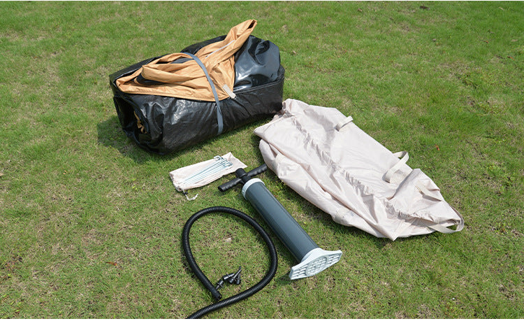 Wholesale Inflatable Tent from Source Factory Middle East Saudi Arabia Tent Black Coating Sunproof Rainproof Automatic Quick Open3*