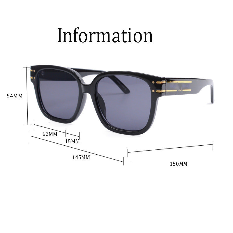 New Internet Celebrity Women's Sunglasses D2304Men's Fashion European and American UV Protection Sunglasses Wholesale