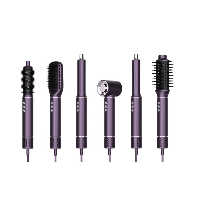 新款六合一家用吹风机，大功率负离子高速吹风，带卷发和热风梳功能