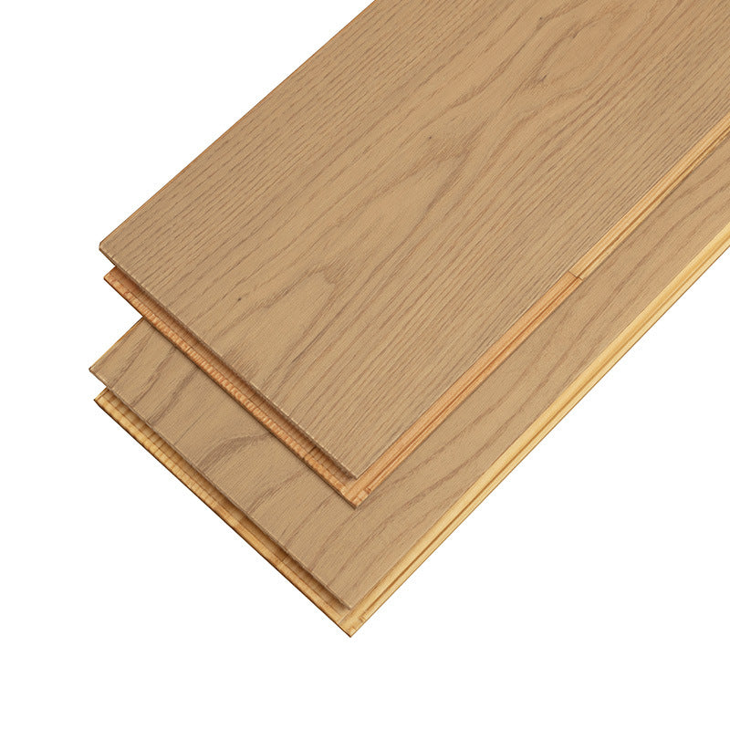 1.2mm White Ash Natural Wood Veneer New Three-Layer Solid Wood Composite Floor Heating Home Eco-Friendly Flooring Package Installation for Entry