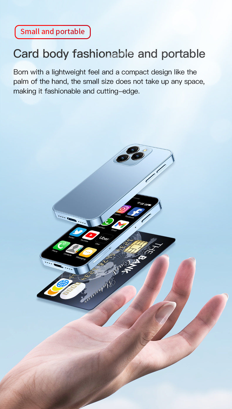 XS16All Netcom4G Mini Mobile Phone Ultra Small Pocket Four Core Android Smart Phone Google