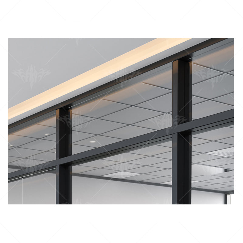 Office Commercial Apartment Entry Automatic Aluminium Frame Sensor Glass Sliding Door