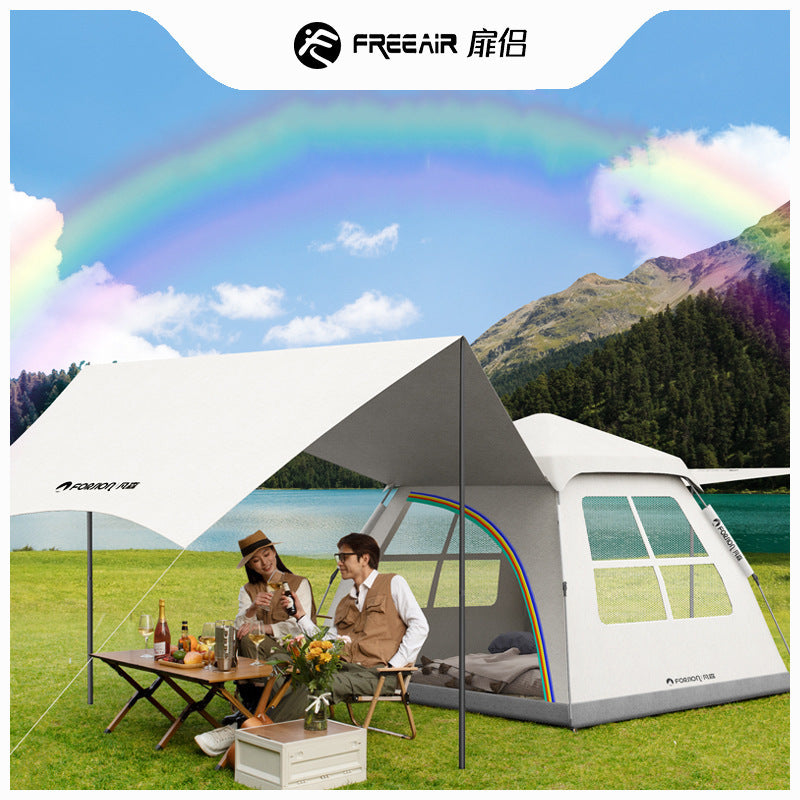 Tent Outdoor Folding Camping Equipment Picnic Integrated Fully Automatic Thickened Rainproof Quick Open Design