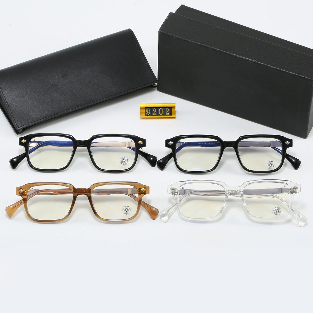 New European and American Hot-Selling Kroha High-End Flat Glasses Designer Eyewear Unisex Driving Street Photography9202