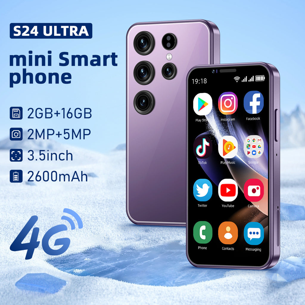 New S24 Ultra Mini Android Smartphone3.5Inch2+16G Mobile Phone Source Manufacturer Shenzhen