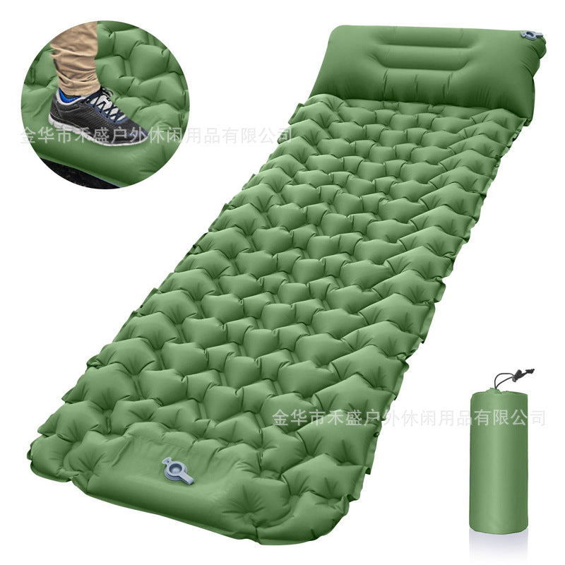 Inflatable Mattress Outdoor Lightweight Camping Moisture-Proof Travel Car Nap Tent Camping Automatic Inflatable Mat
