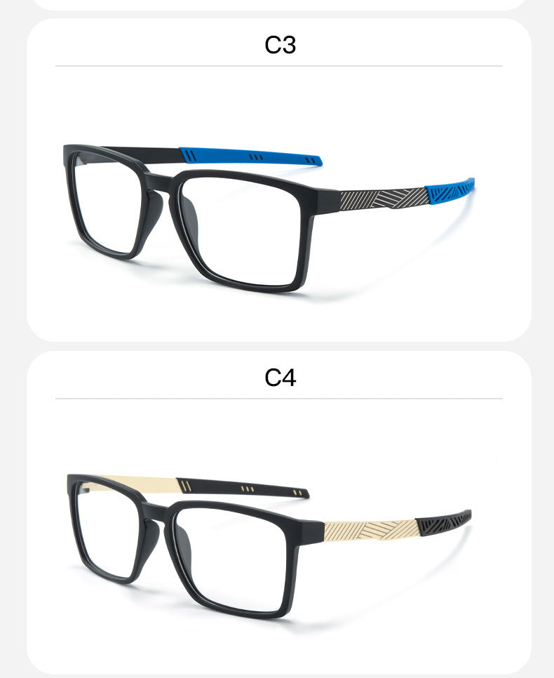 New Sports Glasses Frame TR Metal Frame Glasses Legs Wholesale Export In Stock Cycling Glasses