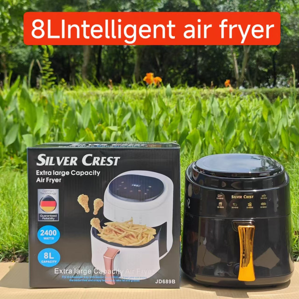 8LAir fryer Multifunctional Smart Touch Screen Oven Large Capacity Air Fryer Electric Fryer French Fries Machine